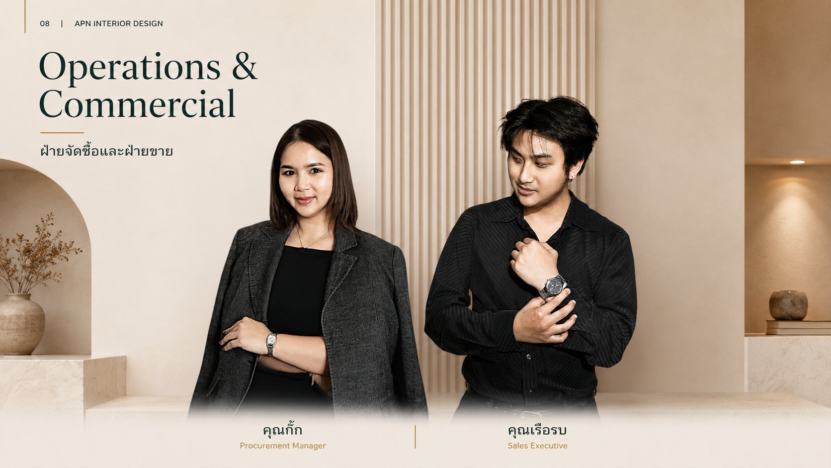 ทีมฝ่ายจัดซื้อและฝ่ายขายของ APN (Operations & Commercial) ผู้จัดการฝ่ายจัดซื้อและฝ่ายขาย